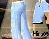 Baby Blue Jeans for men
