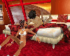 Hot red furnished loft