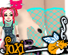 [Foxi]Turquoise fishnets