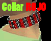 COLLAR ROJO BRILLANTE