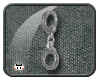 O" Handcuffs Earrings 2