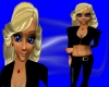 BLOND FEATHERED HAIR