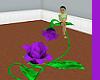Purple Rose Bud Seat
