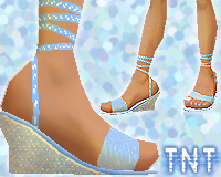 Blue Crush Wedge Sandals