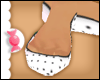 *CS* Blk/Wht Polka Flats