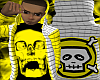 *CA* Yellow Skull Hoody