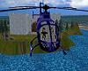 blue  helicopter
