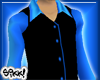 Retro 2 Tone Top Blue