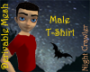 Skin Tight Male Tee Mesh