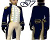 Blue Naval Officer's