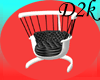 D2k-White/Black chair 6p