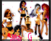Girls/six poses
