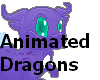 Animated Dragon Purple