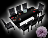 -Black Dinning Table