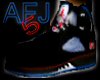 Mens AFJ 5s BLU/BLA/RED