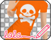 [LC] Orange Skull Tee