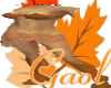 fall leaves skirt outfit