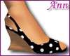 ANN PeepToe Polka BLK