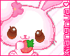 Pink Scribble Bunny