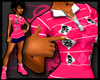 PiNK POlo shirt W/ skirT