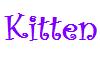 Kitten Label