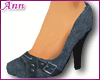 ANN Denim Pumps BLUE