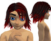 Red/Black Yuna Hair