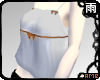 White Babydoll Top Orng