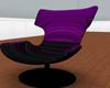 blk n purp cuddle chair