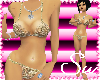 gold cheetah set