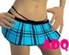 School Girl Skirt Blue