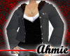 Fur Lined Jacket - Black