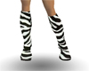 Zebra Skin Boots