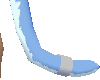 Blue Furr Cat Tail