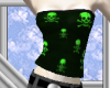 Toxic Green Skull Top