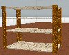 Gold and Marble Shelf