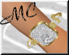 MC~ Pave Diamond Bangle