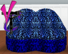 Blue Flame Lip Couch