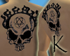 Flaming Skull Tattoo