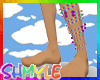 Rainbow Anklet (L)