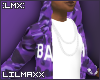 :LMX: Purple Camo. Hoody