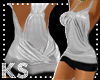 {K} Metallic Silver Fit
