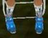 Blue on Silver Flame