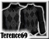 69 Sweater Argyle-Black