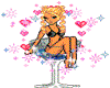 Girl in Wine Glass