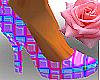 Hot-Babi Pink&Blue Pumps