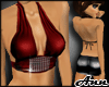 ANN Studded Halter RED
