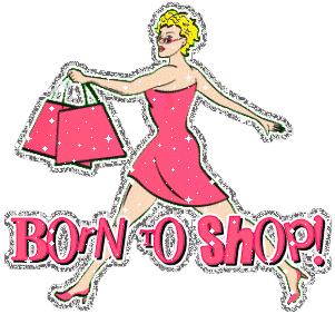 Born To Shop Sticker