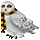 Harry Potter Hedwig Gryffindor Scarf Hoot!