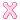 Pink Letter X 2